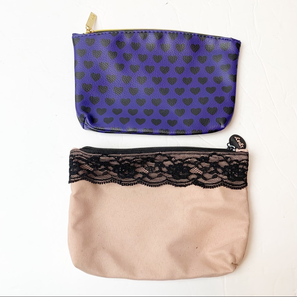 Ipsy | Set of 2 Zipper Top Makeup Pouches
